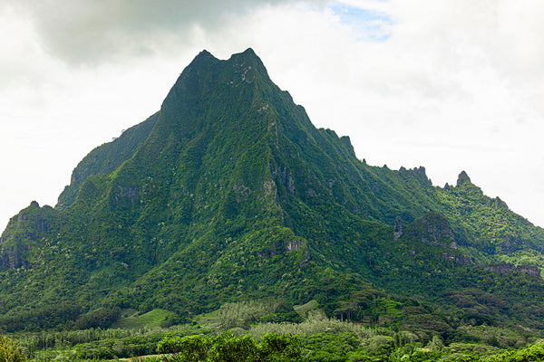 Monte Mouaputa, isla de Moorea, en la Polinesia Francesa.